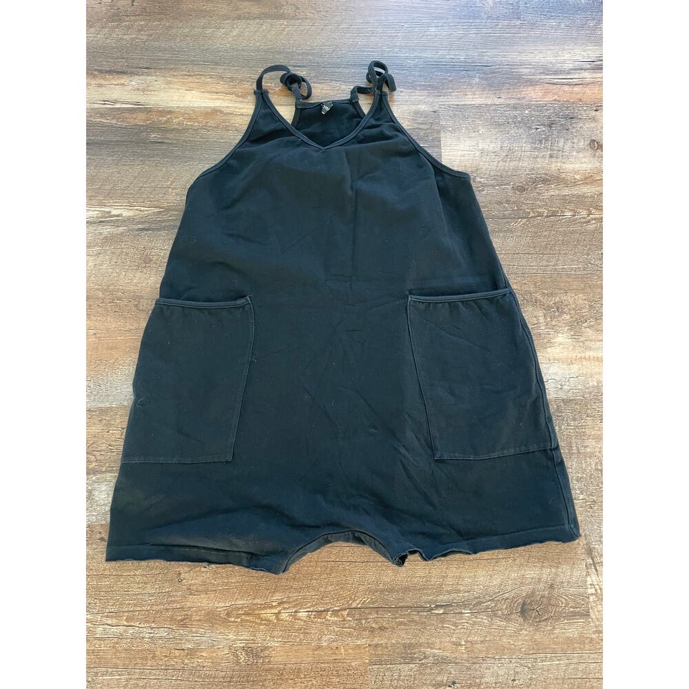 Automet black onesie romper spaghetti strap ladies L